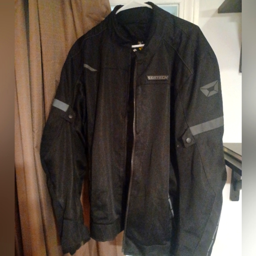 Cortech Aero-Flo Armored Riding Jacket for Motorcycle Black XL